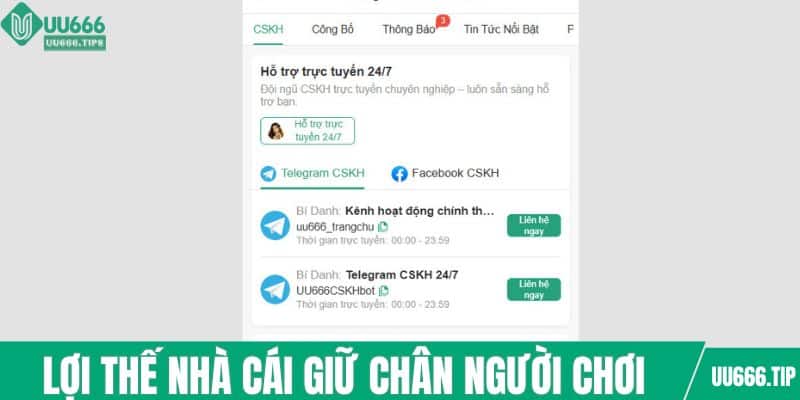 Điểm mạnh để giữ được chân người chơi