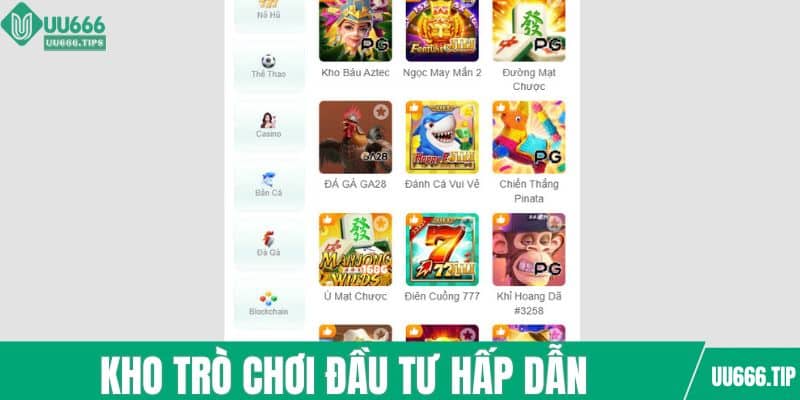 Kho game siêu đa dạng